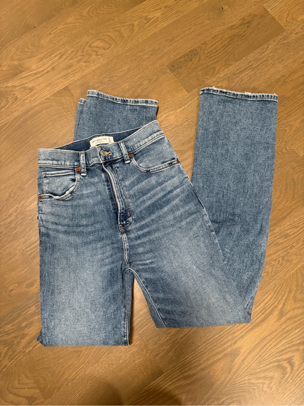 Abercrombie & Fitch Medium Wash Flare Jeans